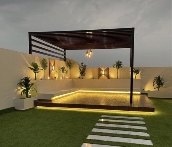 تركيب برجولات حدائق