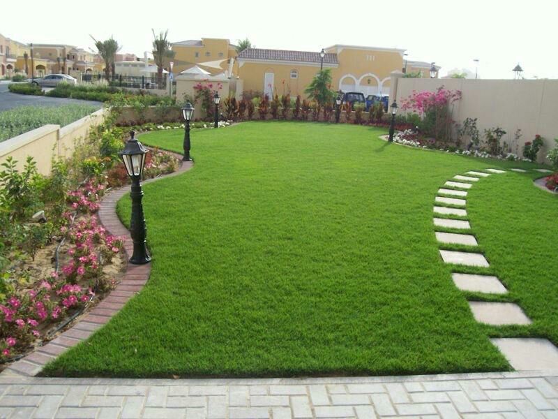 افكار تنسيق حدائق