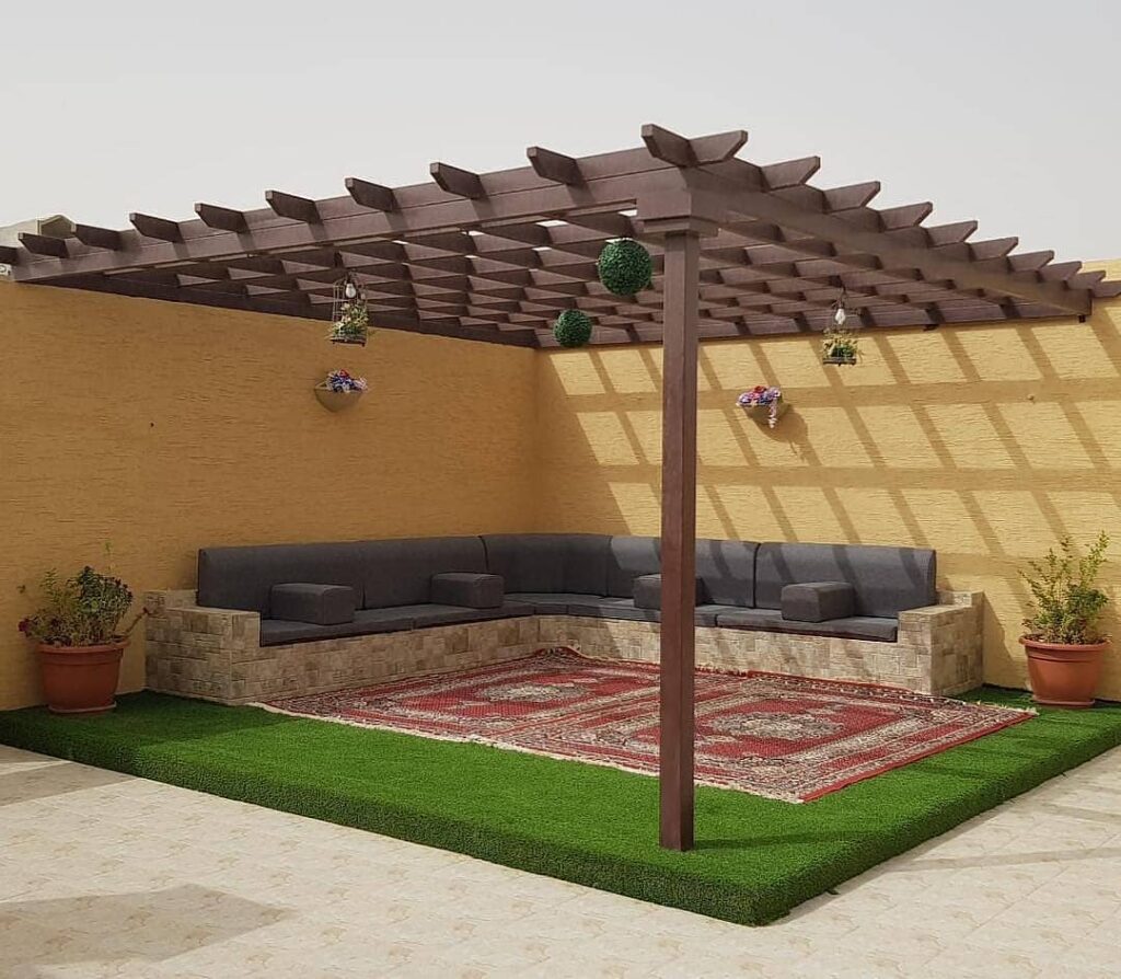 برجولات وجلسات خارجية وداخلية
