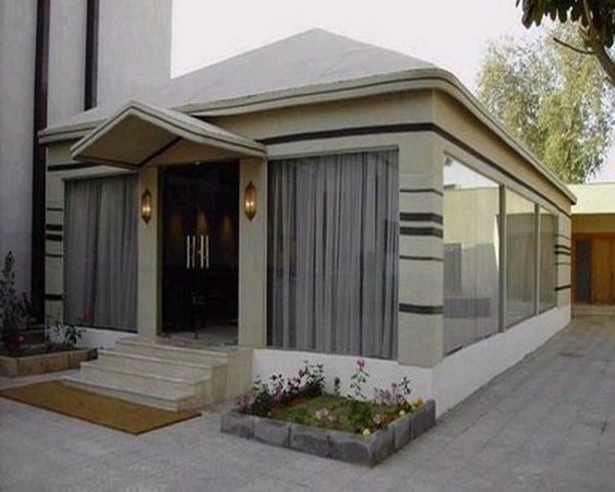 تصميم بيت شعر في الحوش في الرياض